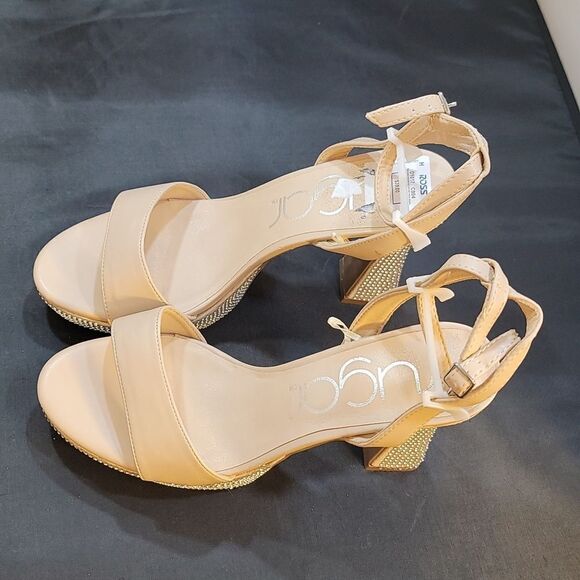 BRAND NEW SUGAR JANET WOMEN'S RHINESTONES SANDALS - Picture 6 of 16